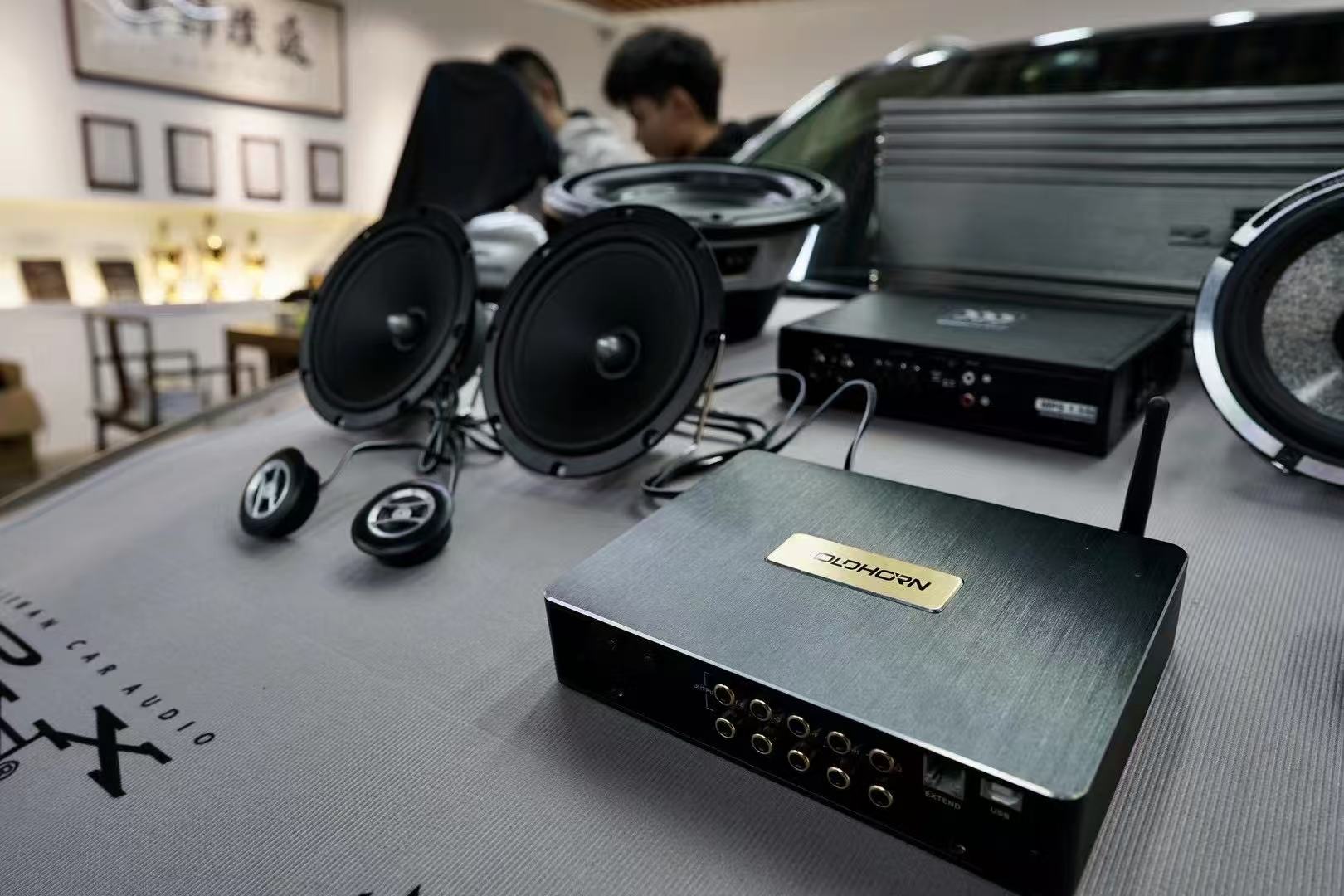 音响系统安装细节